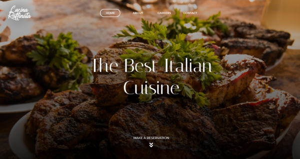 Desain dengan tampilan story-telling yang menggambarkan perjalanan hidangan